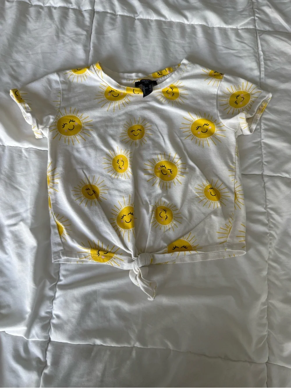 Gymboree Yellow Sun Graphic Tee with Yellow-Striped Top